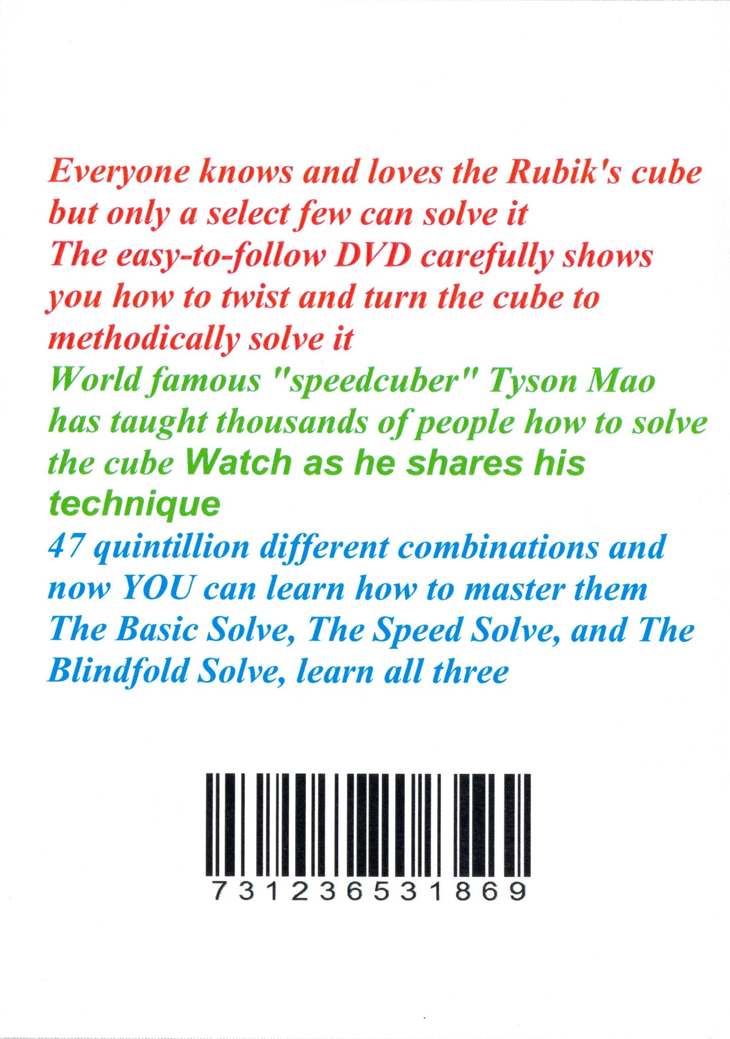 You CAN Do The Rubik's Cube - DVD — Jewish music DVD | Judaica Square Lakewood