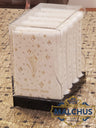 Custom machzor set coordinated to a matching tallis and tefillin bag design