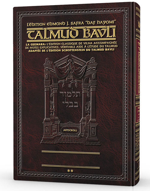 Beitzah - Edmond J. Safra French Daf Yomi Talmud hardcover | Judaica Square Lakewood