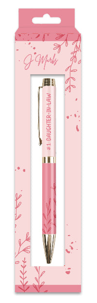 J Marks #1 Daughter In Law Pen — Gift Pen by J Marks | Judaica Square Lakewood