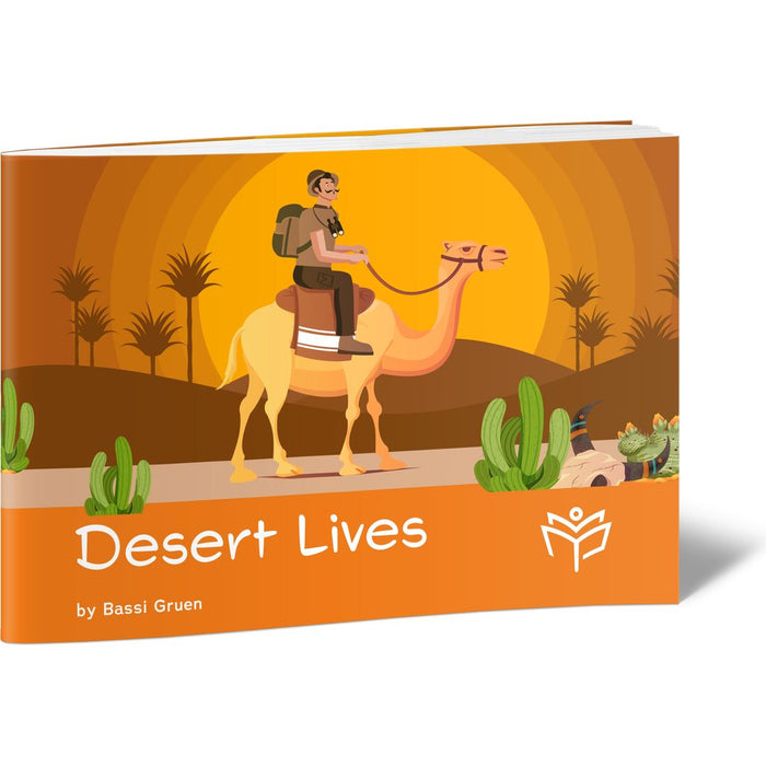 Desert Lives — Bassi Gruen softcover | Judaica Square Lakewood