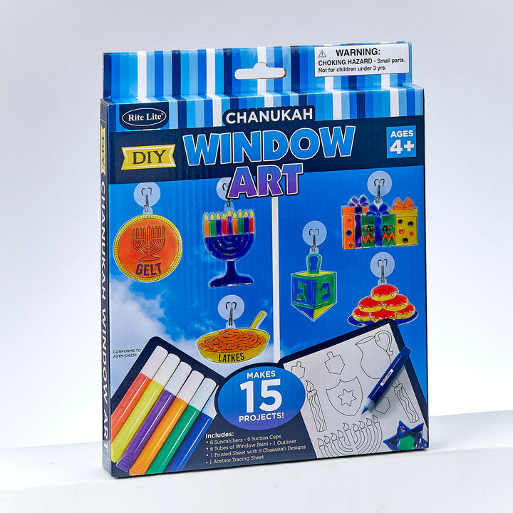 Rite Lite DIY Chanukah Window Art, 8 x 10 Inch