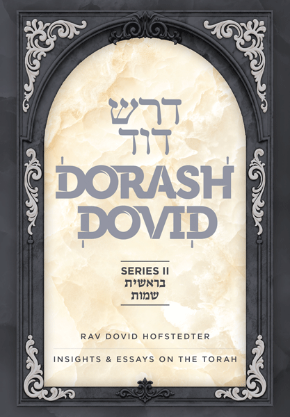 Dorash Dovid on the Torah, Series II, 2 Volume Set in English by Rav Dovid Hofstedter cover