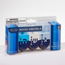 Rite Lite Large Colorblock Wood Dreidels Handpainted, Shades of Blue