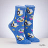 Rite Lite Dreidels Youth Cozy Slipper Socks with Lurex, Polyester