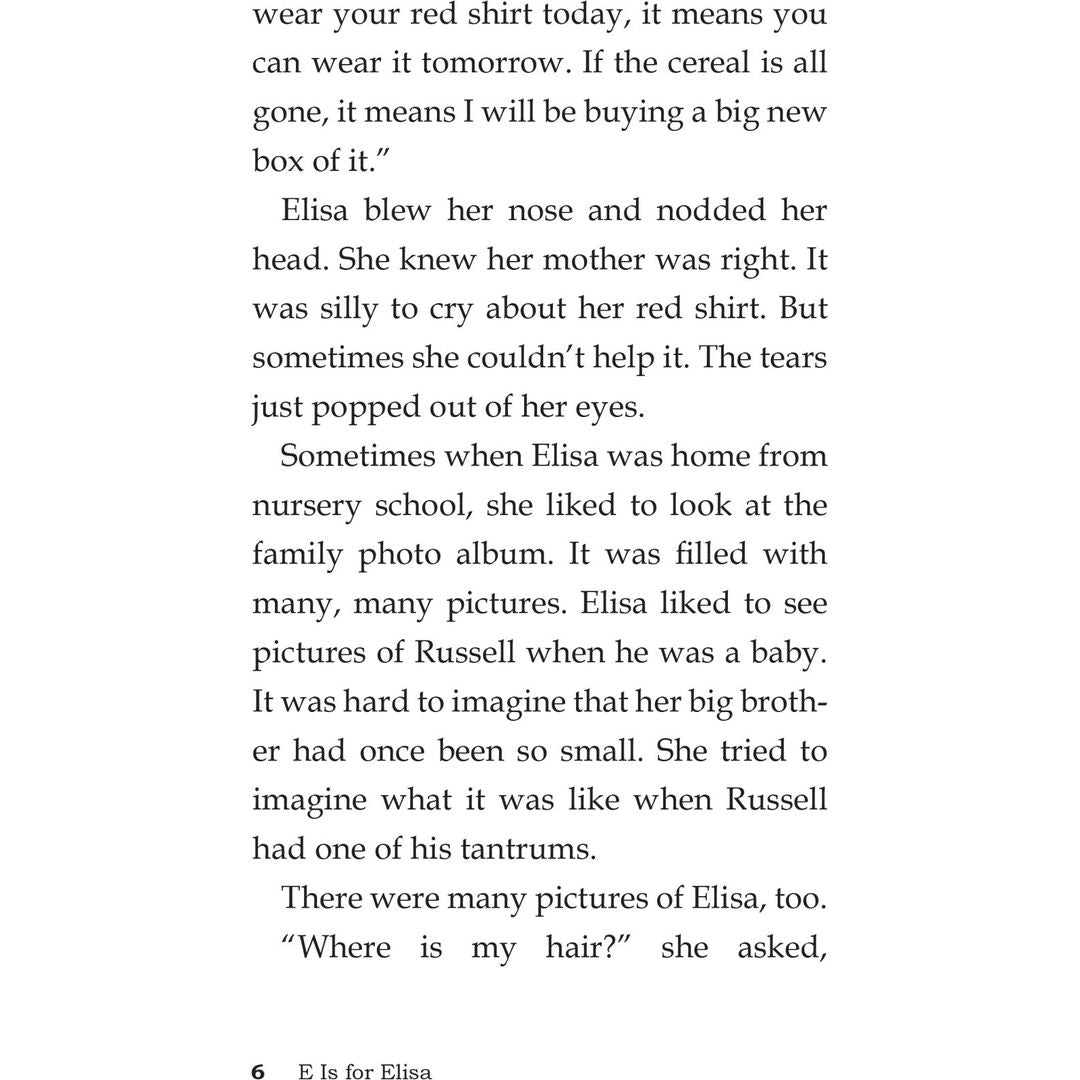E is for Elisa
