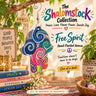 Free Spirit Hand-Painted Wooden Hamsa, Shalomstock Free Spirit promo graphic with the hamsa