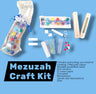 Jewish Craft Kit for Kids, Mezuzah craft kit contents graphic