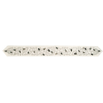 Embroidered Atara + 4 Corners Pomegranate Grey/Black (EM-ATM5D)