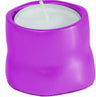 Anodized Aluminum Tea Light Single Candle Holder Pink (EM-CSB9)