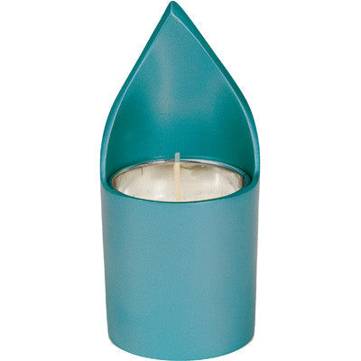 Anodize Memorial Candle Holder Turquoise (EM-NNM4)