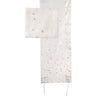 Tallit Organza - Full Embroidery White (EM-TRZ1W)