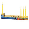 Yair Emanuel Jerusalem travel menorah with candles