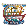 Yair Emanuel laser cut Noah's Ark menorah