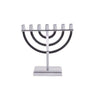 Yair Emanuel small classic seven branch menorah in black