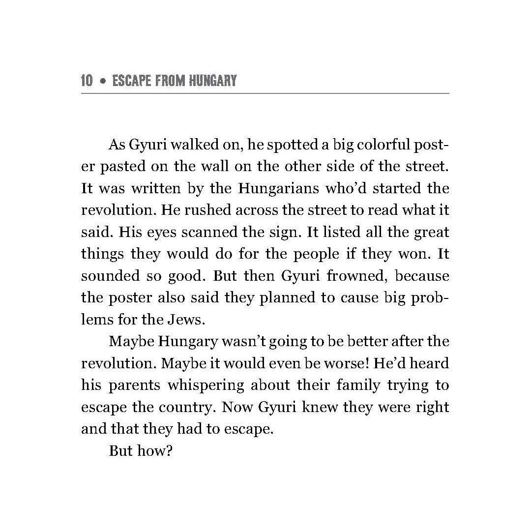 Escape from Hungary: NOT AVAILABLE — Menucha Publishers | Judaica Square Lakewood