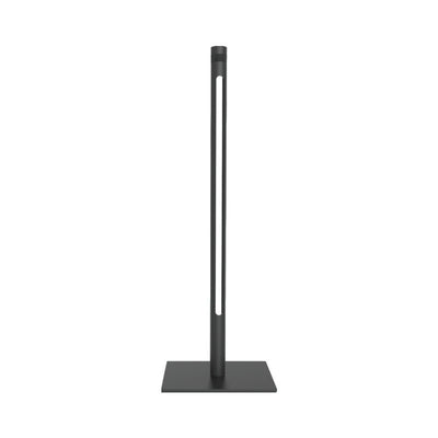 EZglow Modern Shabbos Lamp in Black — front view | Judaica Square