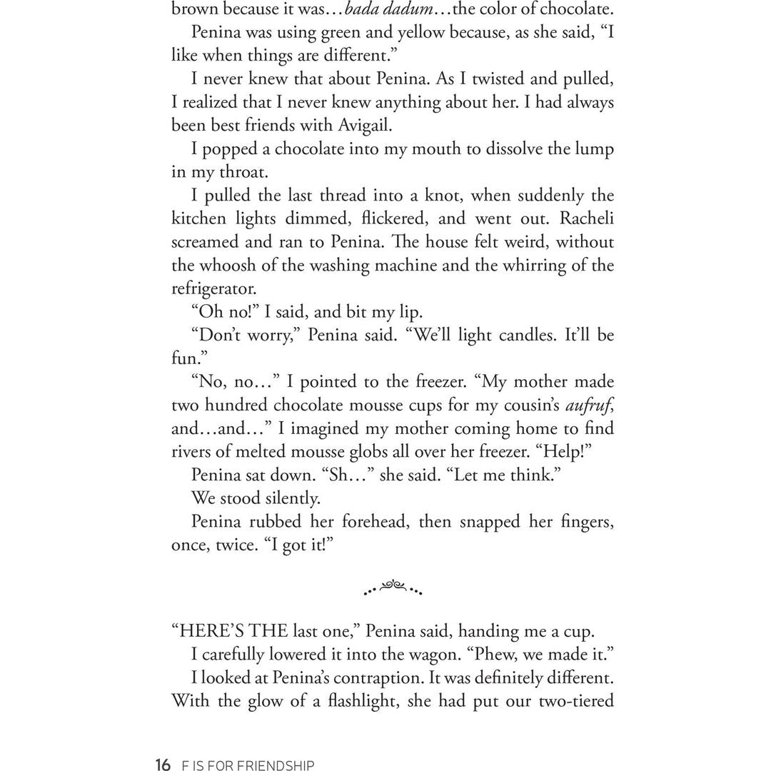 F Is for Friendship: NOT AVAILABLE — Menucha Publishers | Judaica Square Lakewood