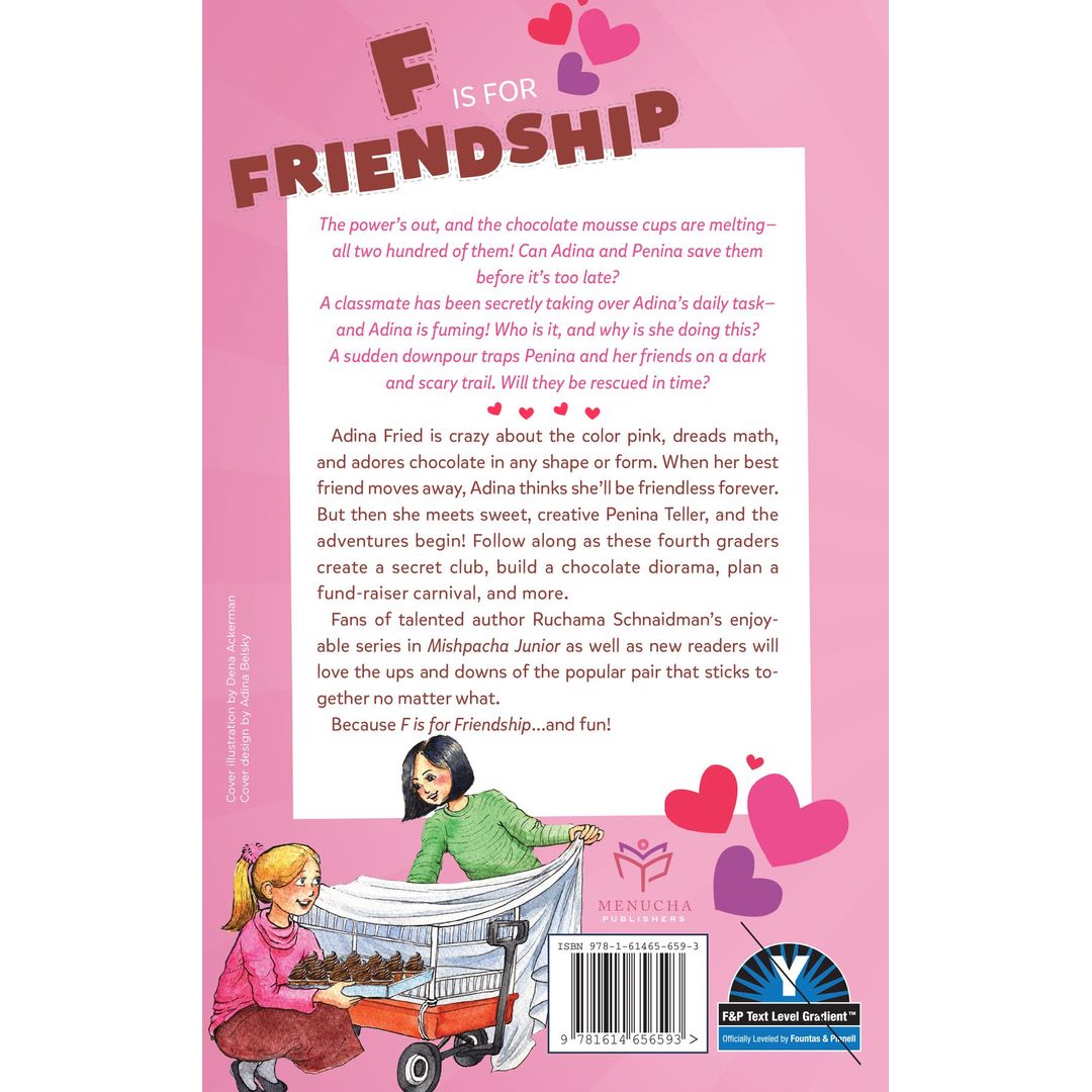F Is for Friendship: NOT AVAILABLE — Menucha Publishers | Judaica Square Lakewood