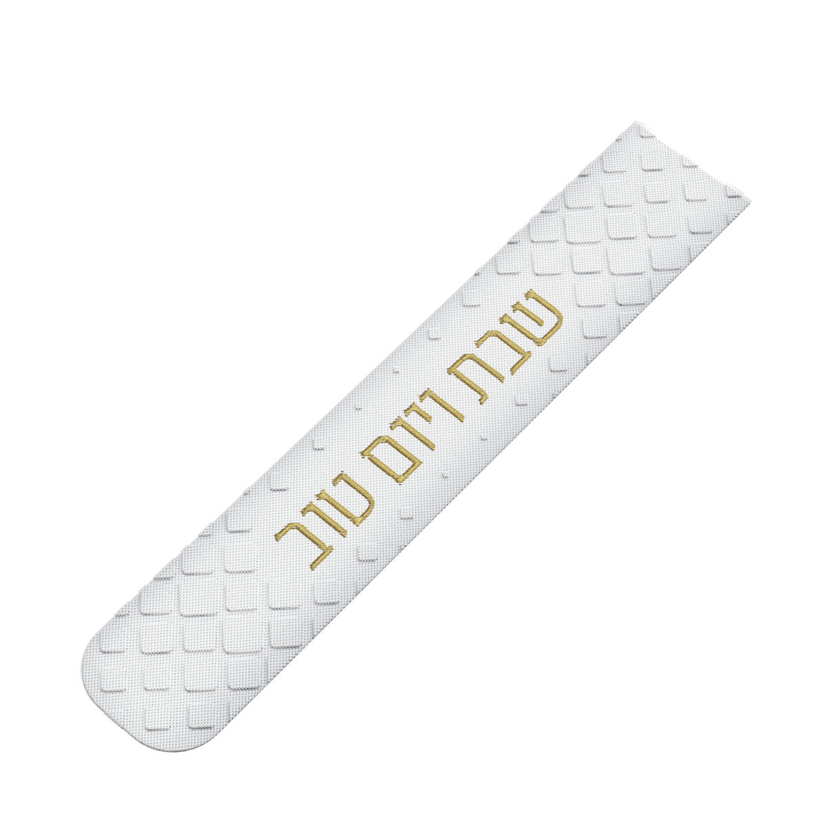 Gold-lettered knife cover alone, showing the diamond embossing