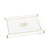 Gold Leatherite Kosel challah board, embossed Kosel stones and gold Shabbos V'Yom Tov lettering