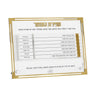 Hebrew-only edition of the Zahav Classic omer counter with Hebrew weekday cards