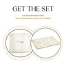 Floral Bird Challah Board & Cover Set — floral bird lucite challah board with matching leather cover challah set | Judaica Square Lakewood