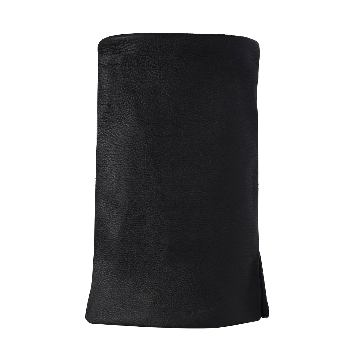 Fur and Leather Torah Mantle - style #368 - Black