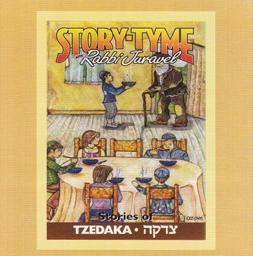 Audio CD cover art for Story Tyme with Rabbi Juravel - Stories of Tzedaka by Rabbi Juravel