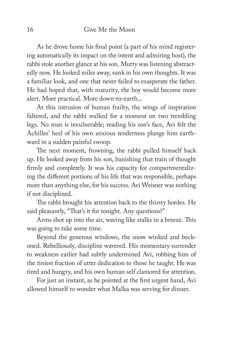 Give Me the Moon: NOT AVAILABLE — Menucha Publishers | Judaica Square Lakewood