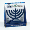 Rite Lite Go Menorah, Light It Anywhere, Navy, 6 x 5 Inch