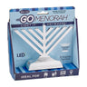 Rite Lite Rambam Style Go Menorah, Silver, 6 x 5 Inch