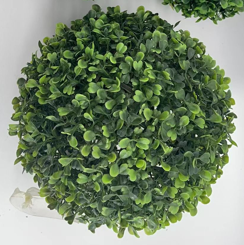 9" Green Boxwood Leaves Ball (CLA-2022127)