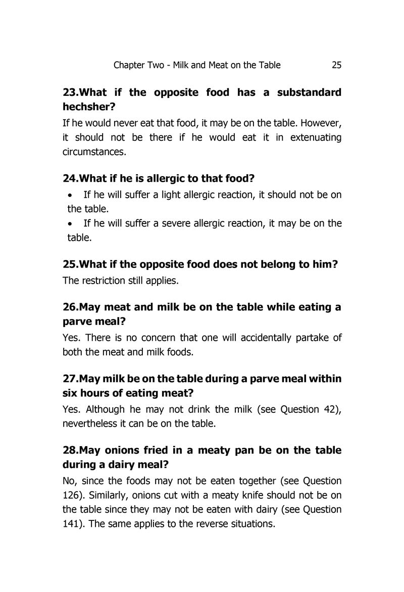 Guidelines The Kosher Kitchen