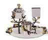 Emanuel Hammered Havdalah Set- Pomegranate Branches (EM-HAF1)