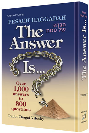 Haggadah: the Answer IS — Haggadah hardcover | Judaica Square Lakewood
