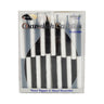 Two Tone Black and White Hanukkah Candles, 45 Pack, box view