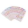 Sheets of Happy Chanukah stickers with Hebrew greetings