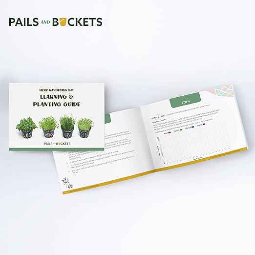 Pails and Buckets Herb Gardening Kit for Kids - Complete STEM Set — product view, view 5 | Judaica Square Lakewood