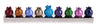 Emanuel Strip Chanukah Menorah Pomegranates-- Multicolor (EM-HK3)