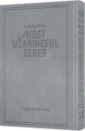 A Most Meaningful Seder - Deluxe Slate Blue — Haggadah hardcover | Judaica Square Lakewood