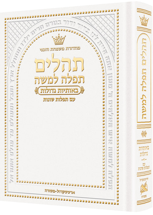 Pocket Size Hebrew Only, Large Type Tehillim with Hebrew Introductions- Hasbani Family Edition — Tehillim | Judaica Square