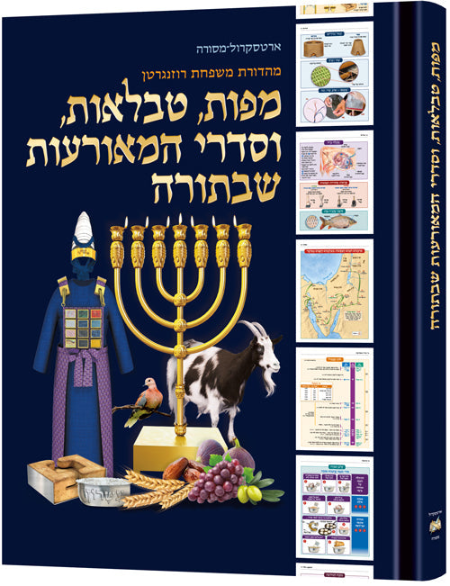 Enlarged The Book of Torah Timelines, Charts and Maps - Hebrew Edition HC — Chumash | Judaica Square Lakewood