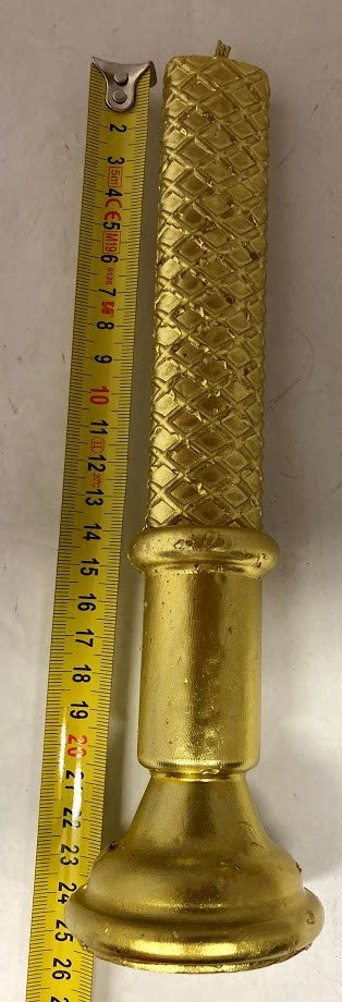 Decorative Havdallah Candle Gold or Silver