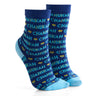 Rite Lite I Love Chanukah Youth Crew Socks, Cotton Blend