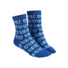 Rite Lite I Love Israel Youth Crew Socks, Cotton Blend