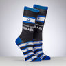Rite Lite I Stand with Israel Adult Crew Socks, Cotton Blend