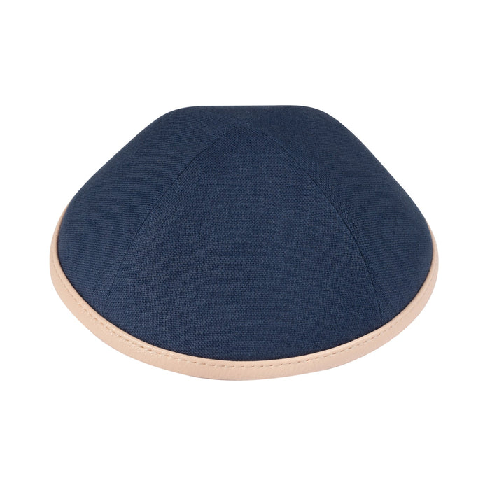 Pink Linen Kippah - iKippah by Judaica Square