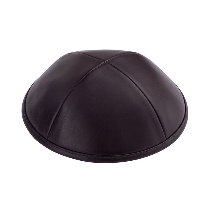 Brown Leather Kippah / Yarmulke