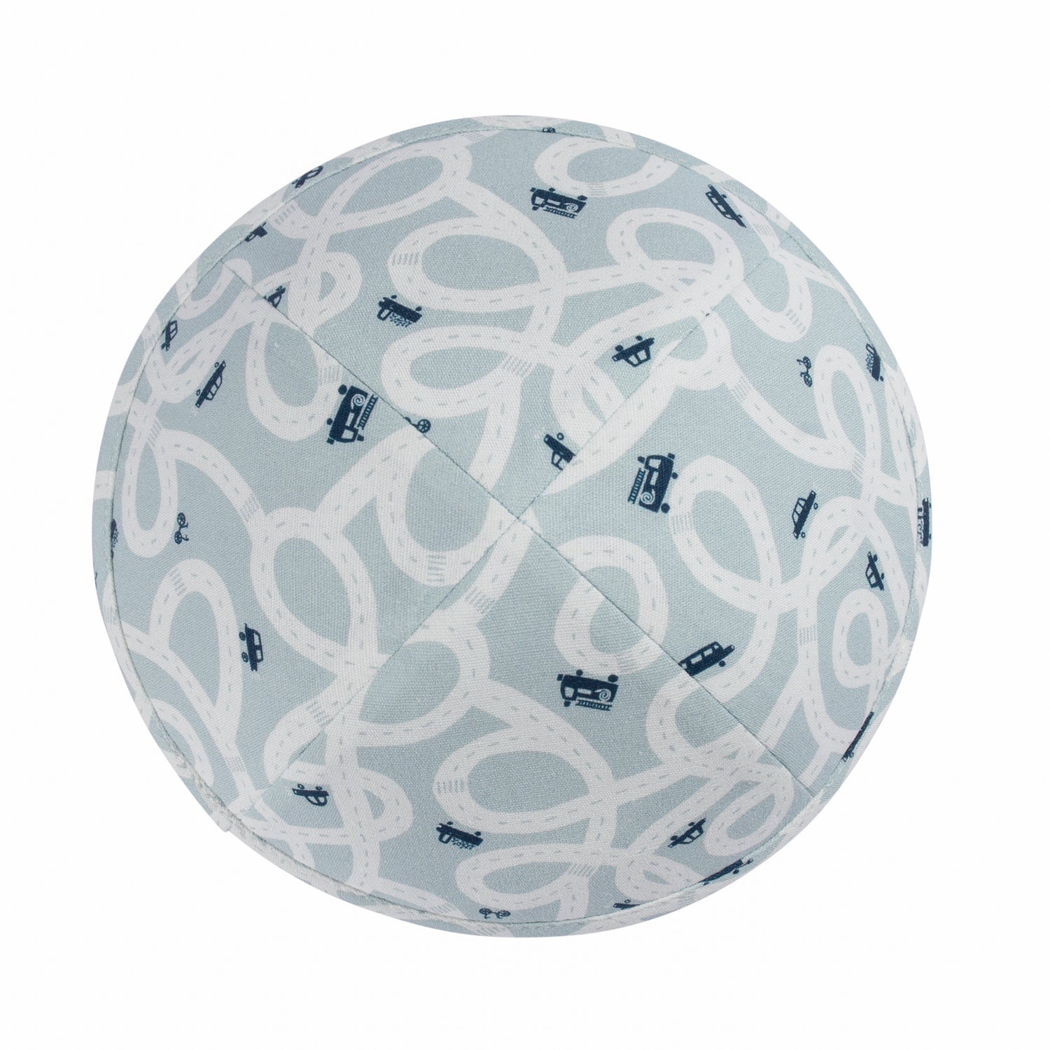 Yarmulka Kippah - side view showing six-panel design